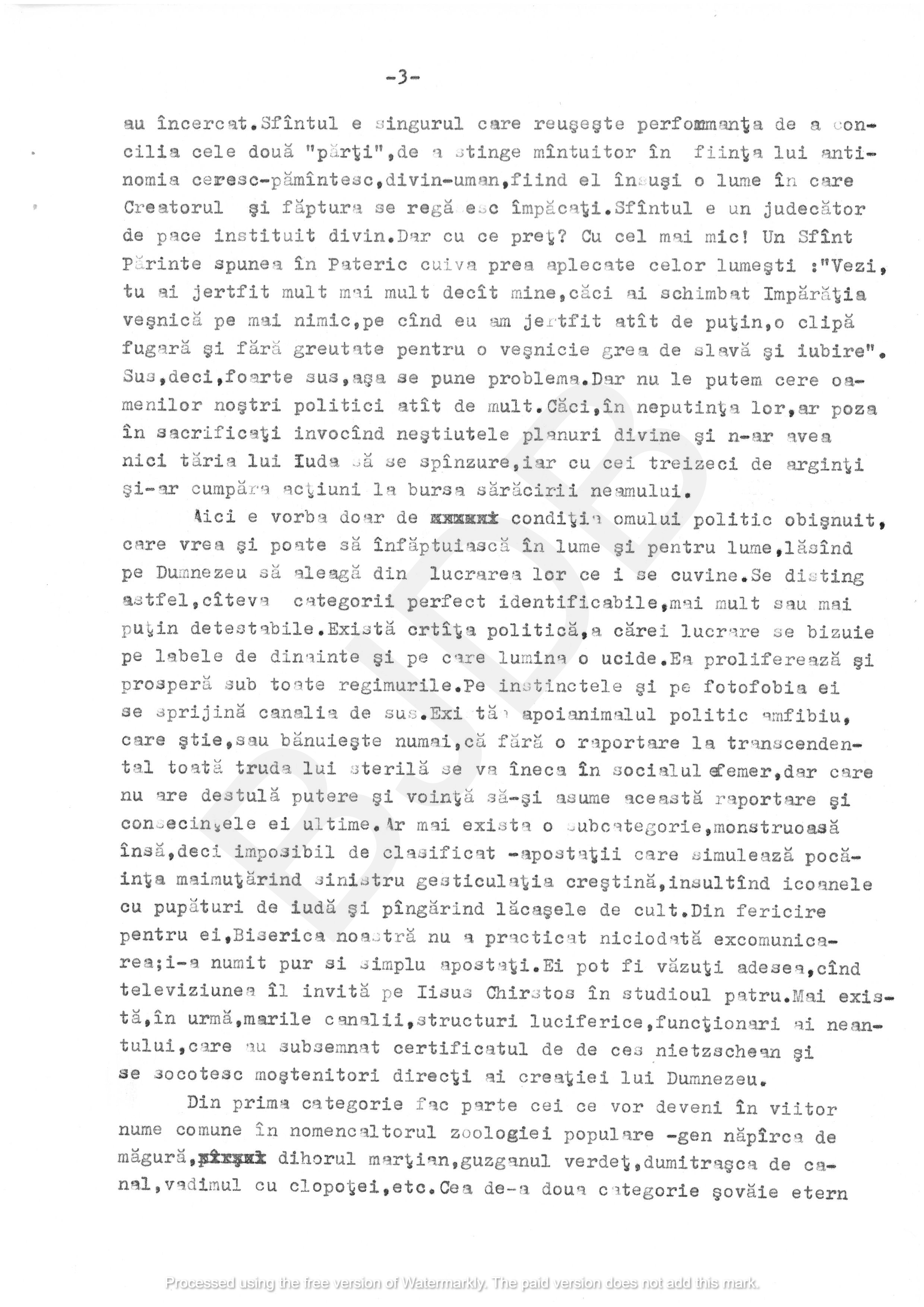 M-1136-3 - Creștin sau om politic de MARIU BĂDIȚESCU